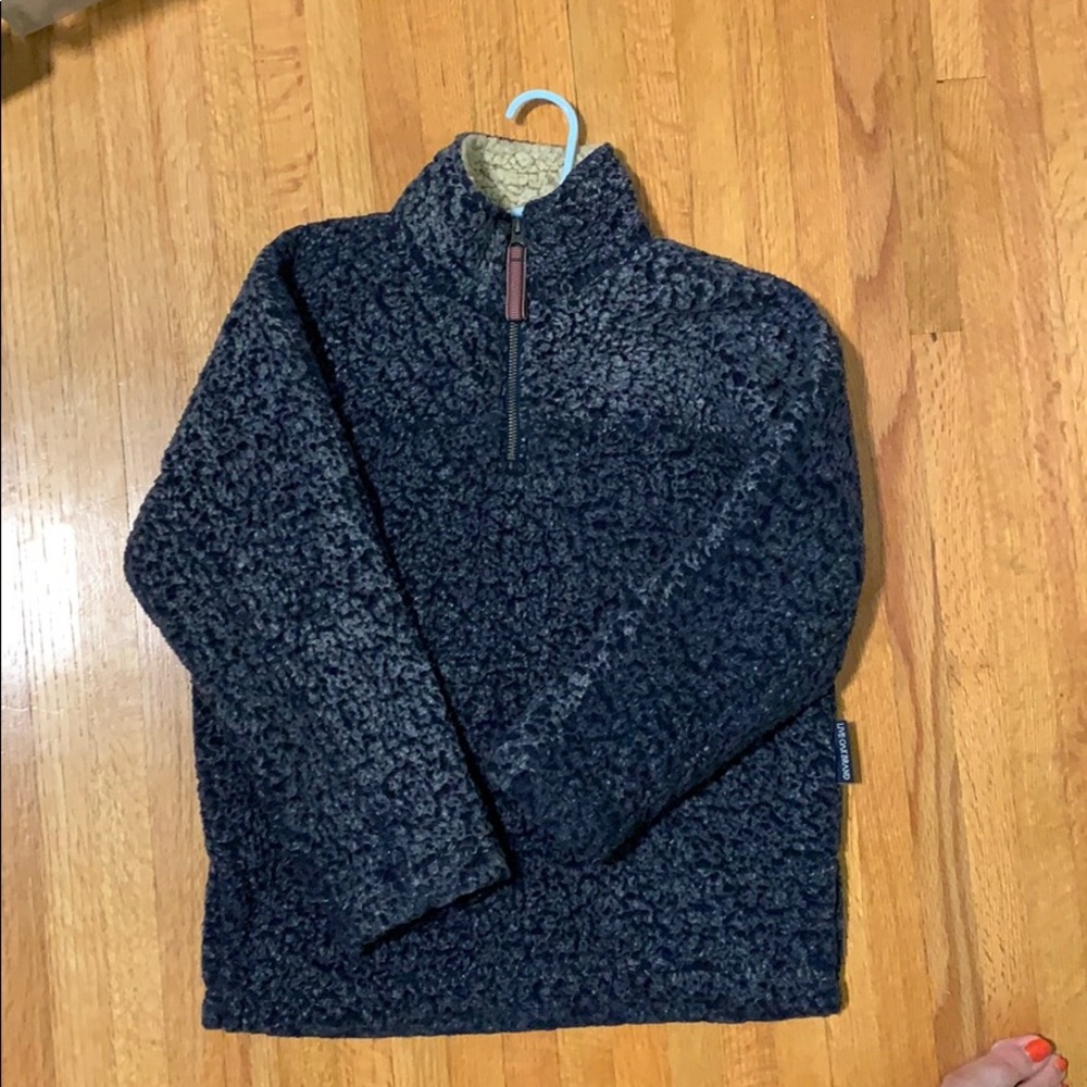 Boys fleece with half zip
